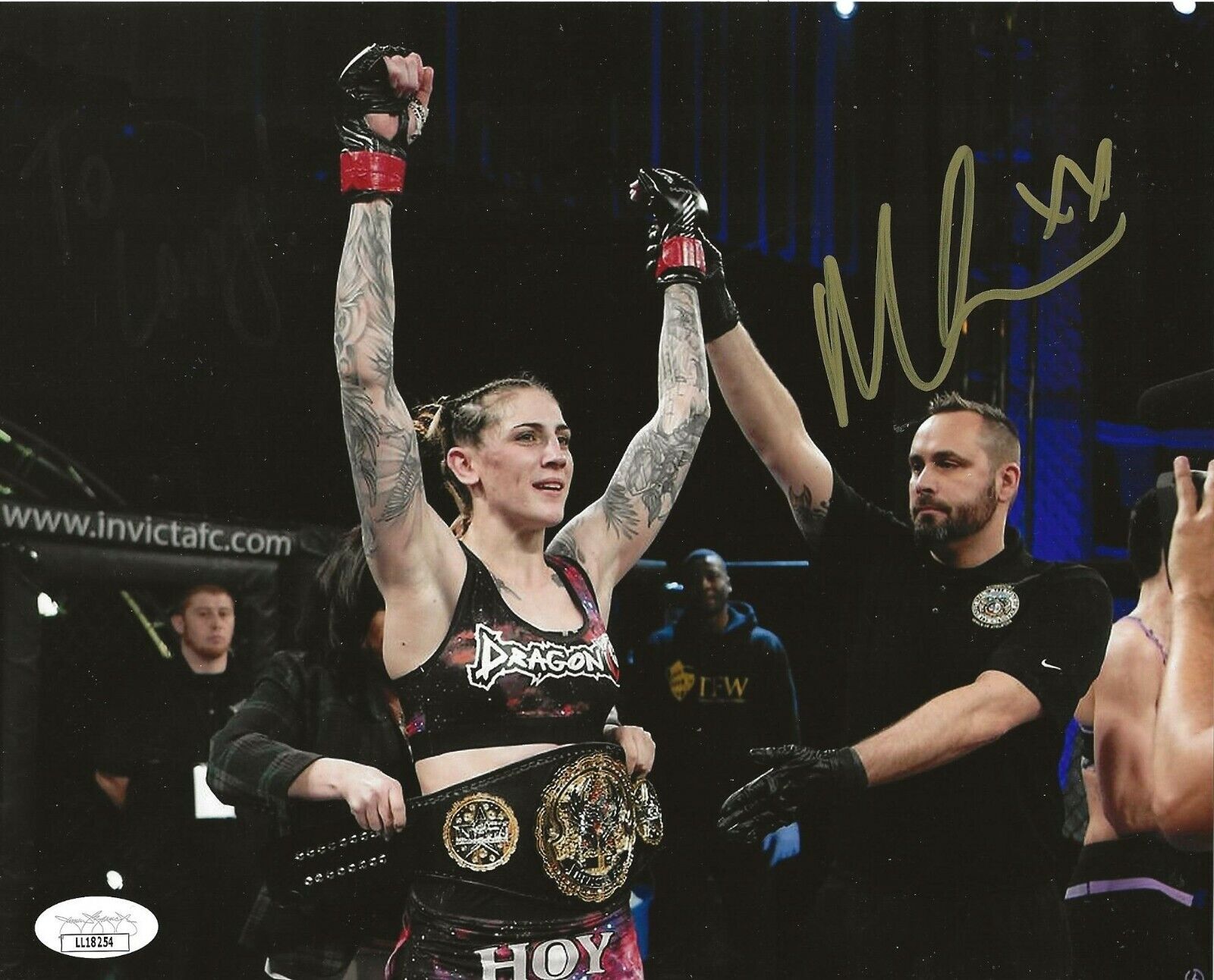 Megan Anderson signed UFC 8x10 Photo Poster painting autographed 3 JSA Certified