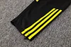 Joyfball 2024/2025 Flamengo Half-Pull Training Suit Yellow Football Shirt 1:1 Thai Quality