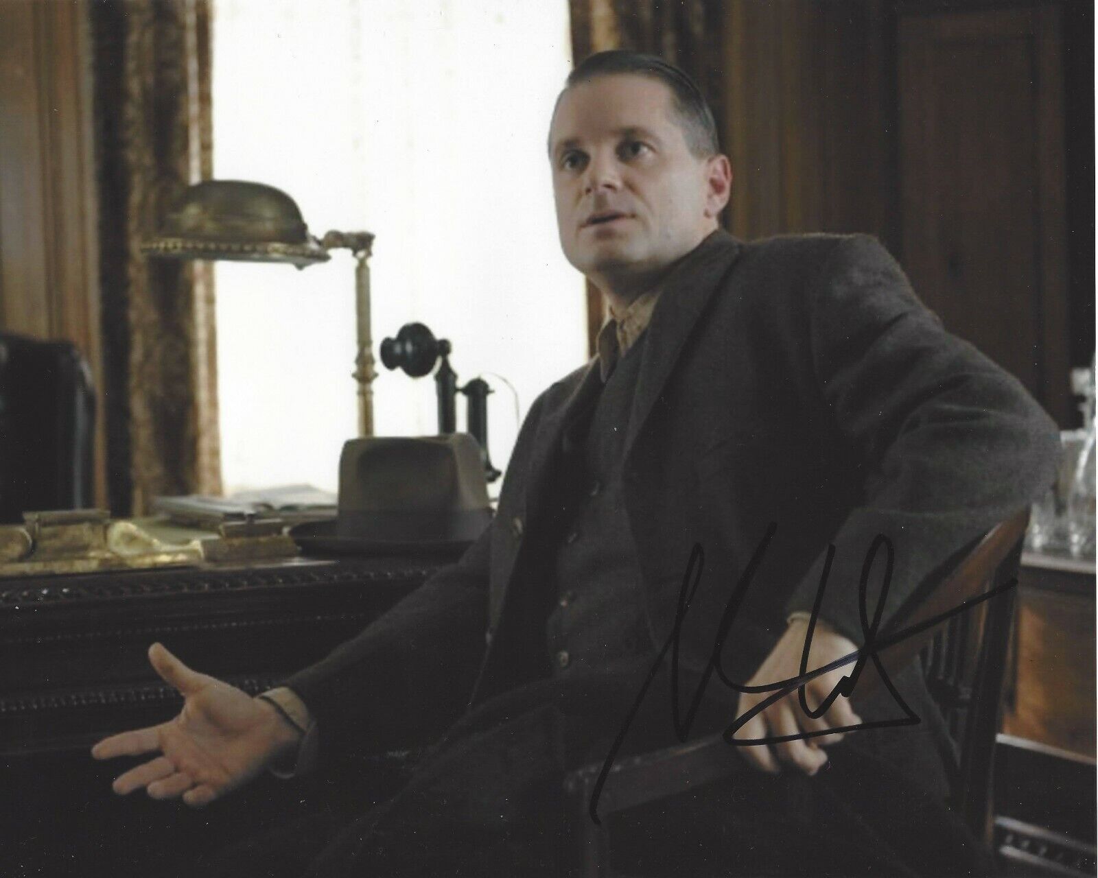 ACTOR SHEA WHIGHAM SIGNED BOARDWARK EMPIRE 8x10 SHOW Photo Poster painting w/COA TO THE STARS