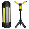6000mAh LED Work Light Rechargeable Cordless Work Light for Camping (Black)