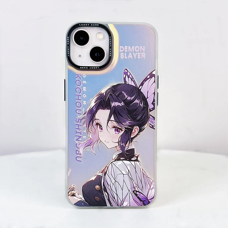 Hot Blooded Anime Purple Eyed Girl Phone Case