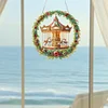 Acryl Weihnachtskarussell Kranz - 5d DIY Handwerk Anhänger