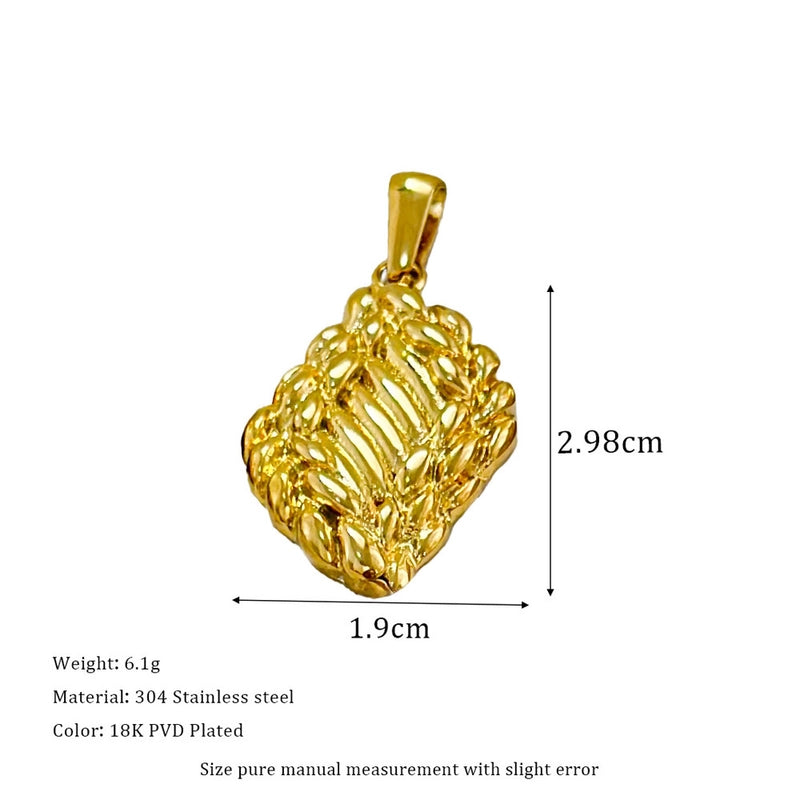 1 Piece 304 Stainless Steel Geometric Pendant Jewelry Accessories