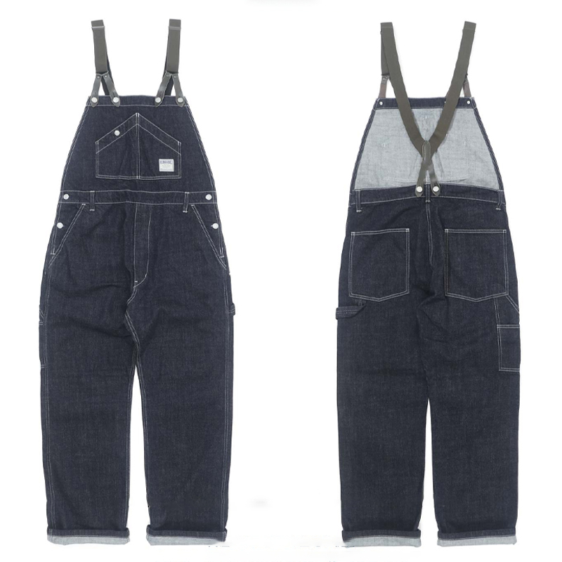 Classic 13oz Denim Adjustable Straps Straight Leg Overalls