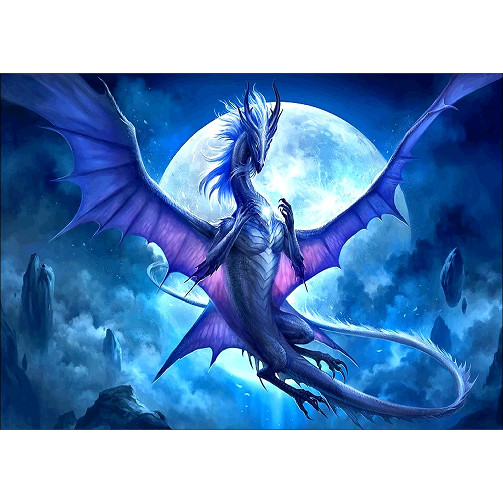 

(Multi-Size) Noble Dragon - Round/Square Drill Diamond Painting - 40*30CM, Square diamond 40*50cm, 501 Original