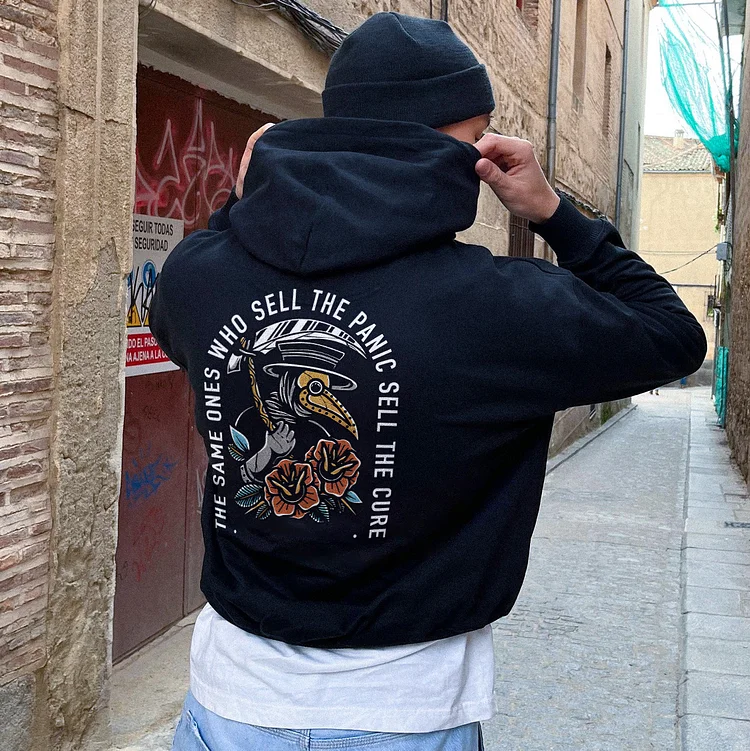 The Same Ones Who Sell The Panic Sell The Cure Hoodie