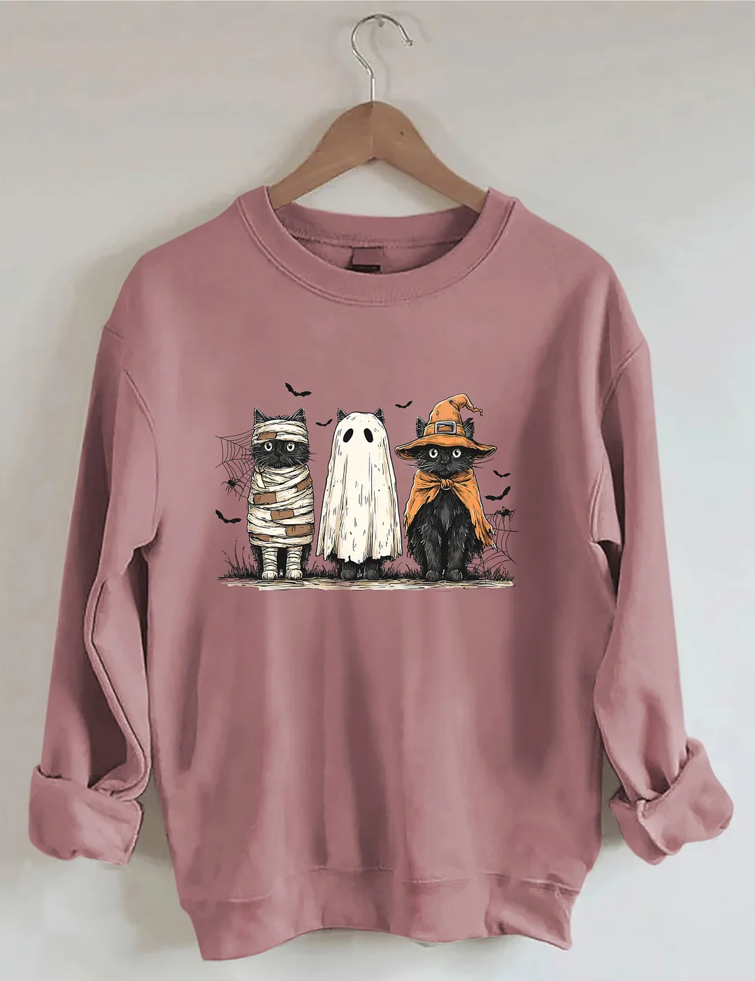 Black Cat Pumpkin Sweatshirt