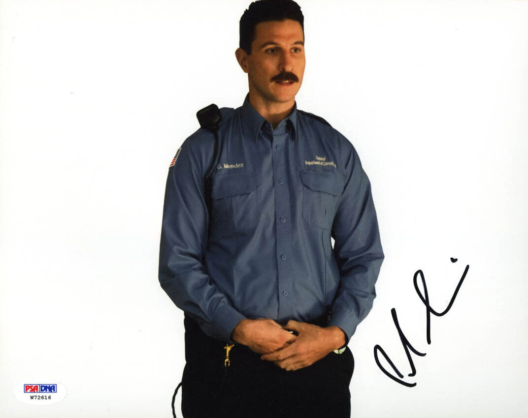 Pablo Schreiber SIGNED 8x10 Photo Poster painting Pornstache Orange Is The New Black PSA/DNA