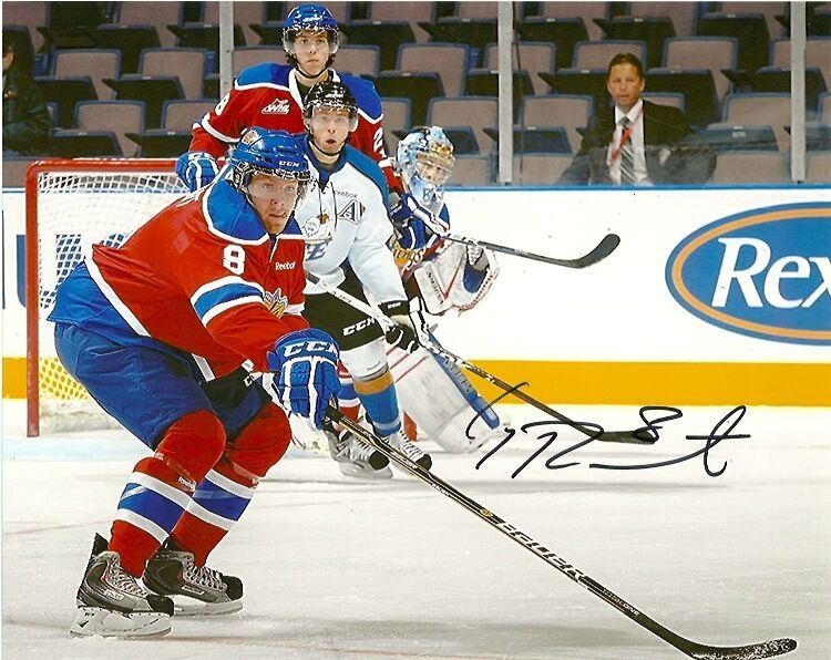 Edmonton Oil Kings Griffin Reinhart Autographed Signed 8x10 Photo Poster painting COA NINE