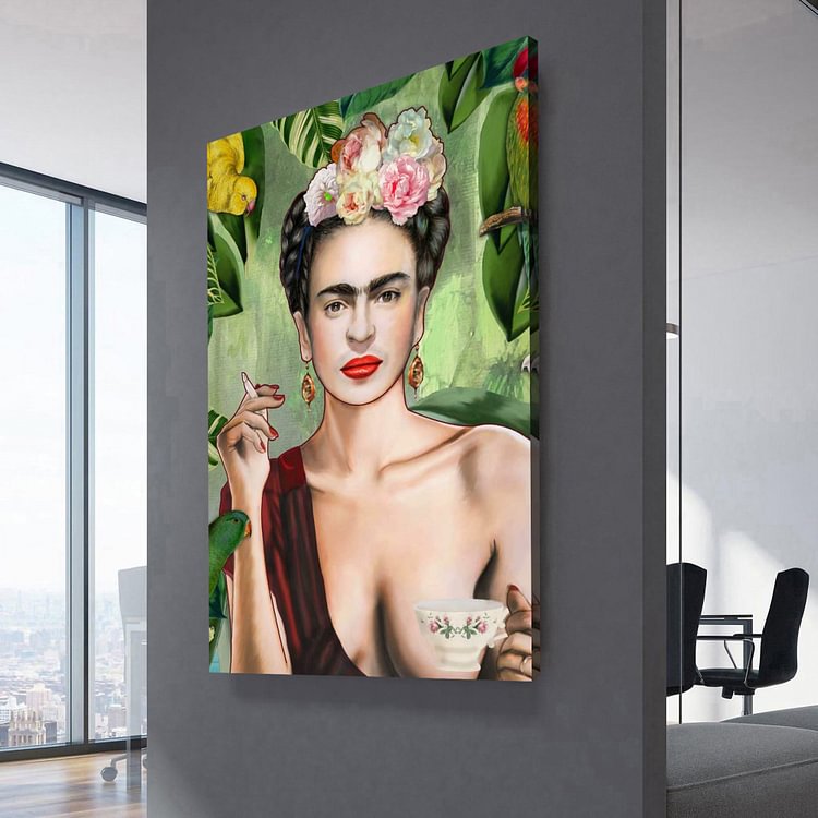 Frida Kahlo Poster Canvas Wall Art MusicWallArt