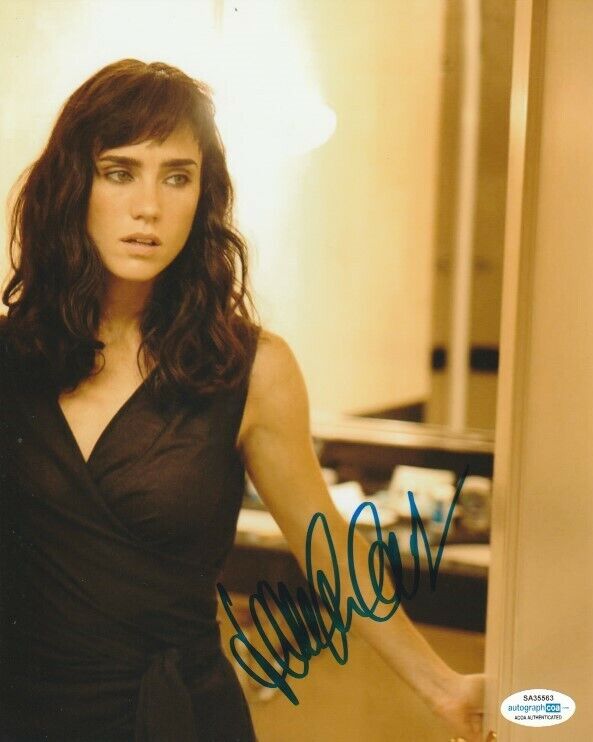 SEXY JENNIFER CONNELLY SIGNED 8x10 Photo Poster painting! SNOWPIERCER TOP GUN MAVERICK ACOA COA