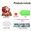 Diamond Painting Santa Claus Train Table Top Ornament Kits for Home Office
