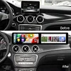 12,3 Zoll Mercedes-Benz A GLA CLA 2015-2017 Dual Android Bildschirmanzeige mit Apple CarPlay und Co Pilot Bildschirm
