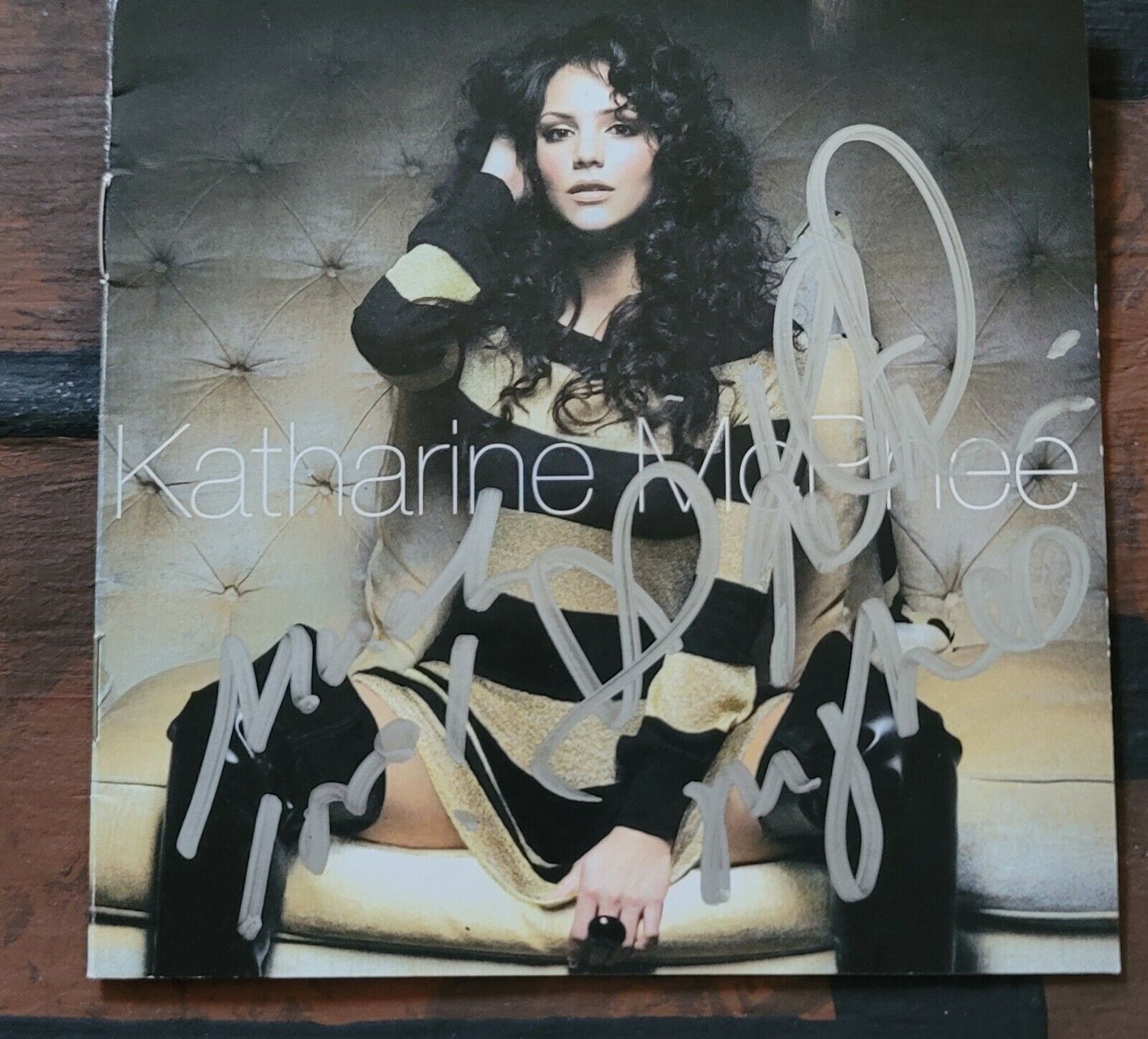 Kathrine Mcphee Signed cd cover book