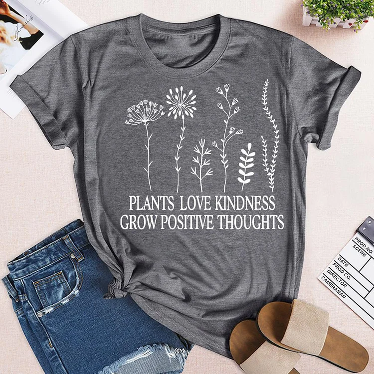 Plants Love Kindness Grow Positive T-Shirt-04680-Annaletters