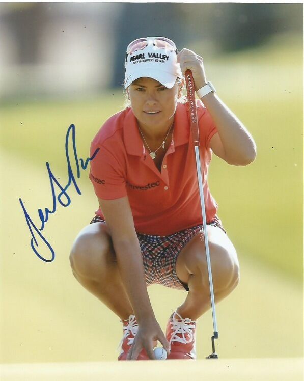 LPGA Lee Ann Pace Autographed Signed 8x10 Photo Poster painting COA A