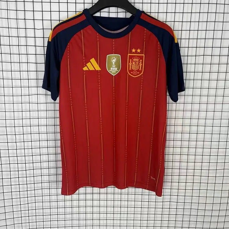 2026 World Cup Spain Home Fan-Version Soccer Jersey (1:1 Thai Quality)
