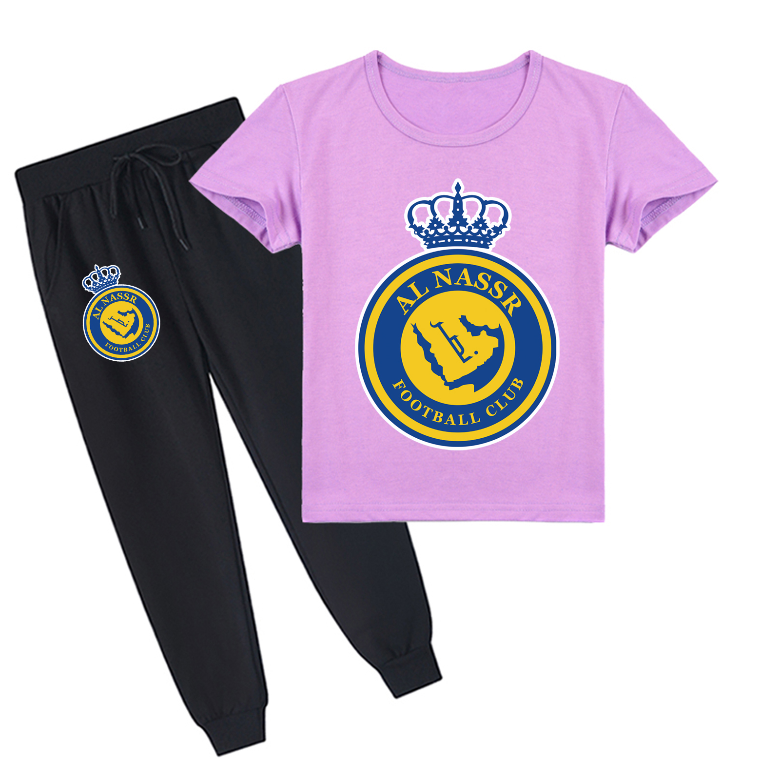 Mayoulove Kids' Cristiano Ronaldo T-Shirt Set - Stylish Short Sleeve Tee for Boys  Girls - Soccer Fan Gear-Mayoulove
