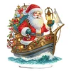 (US Local)Santa Claus & Boat DIY Table Top Diamond Painting Ornament Kits