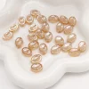 Flashing Crystal Oval Glass Beads DIY Jewelry Accessories