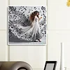 Dress Girl-Full Round Diamond Painting(40x40cm)
