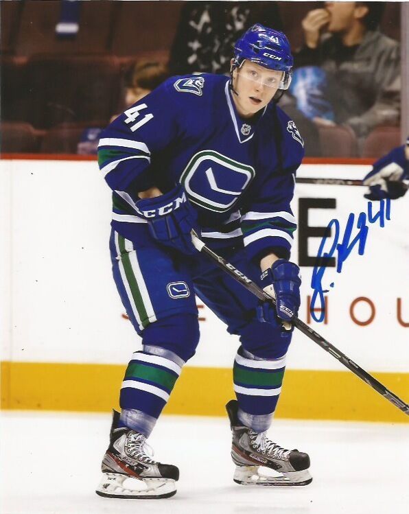 Vancouver Canucks Ronalds Kenins Autographed Signed 8x10 Photo Poster painting COA A