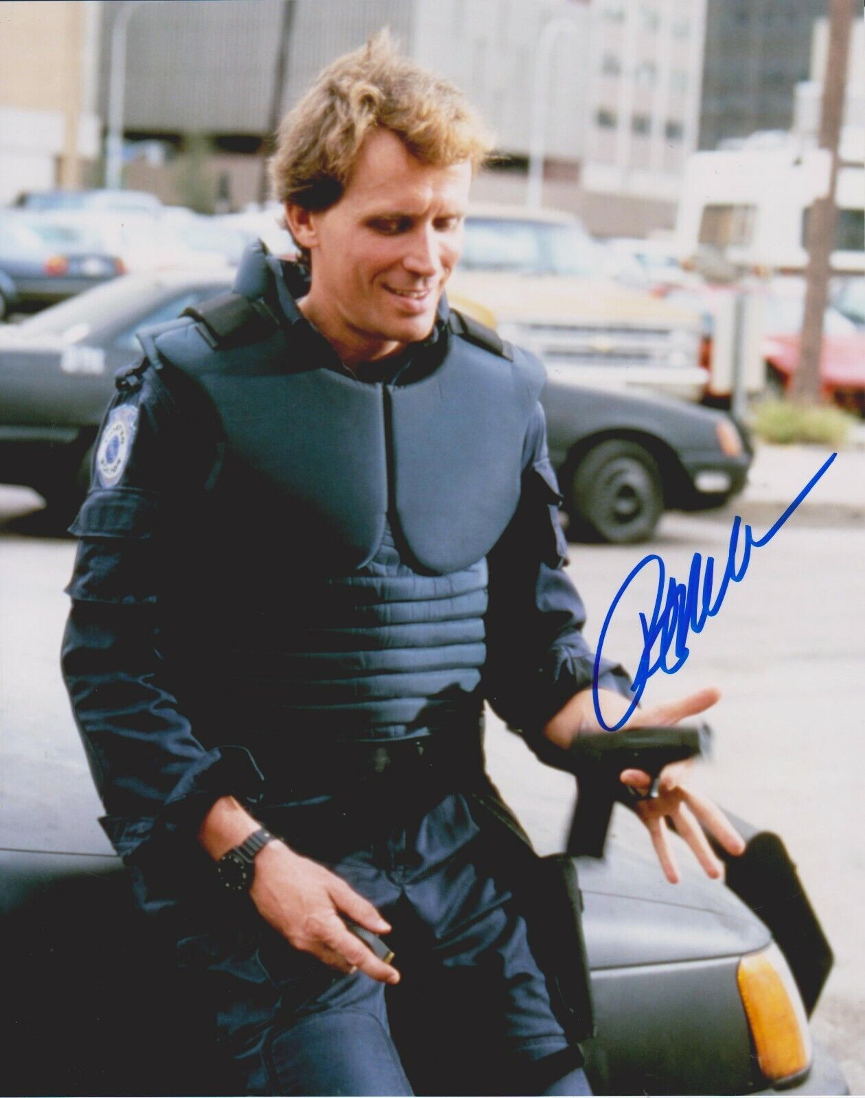 Peter Weller Robocop Original Autographed 8x10 Photo Poster painting #2 signed @HollywoodShow