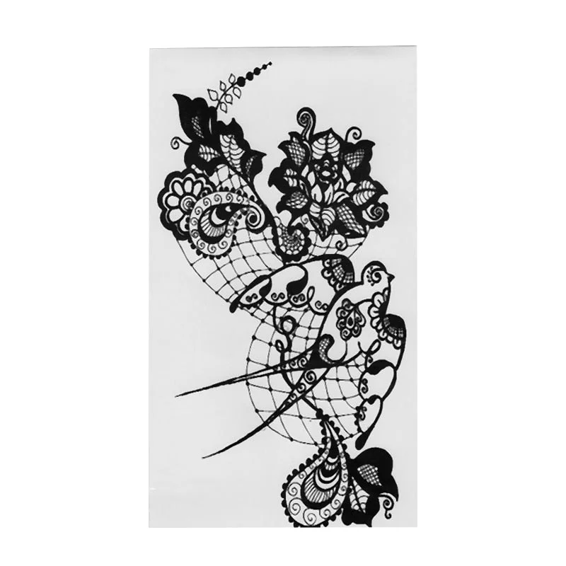 1Pieces Flower Arm Tattoo Decal Body Art Beauty Women Rose Temporary Tattoo Sticker