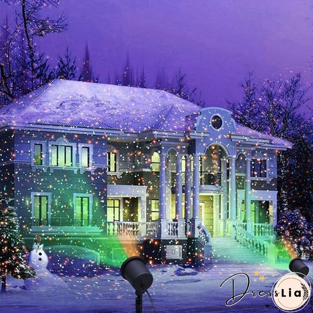 Outdoor Dynamic Sky Starry Sky Projection Light Waterproof Landscape Light Lawn Stage Effect Light Christmas Decoration Light Halloween Decoration Light