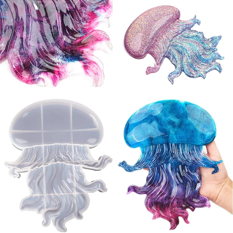 Large Jellyfish Silicone Resin Mold