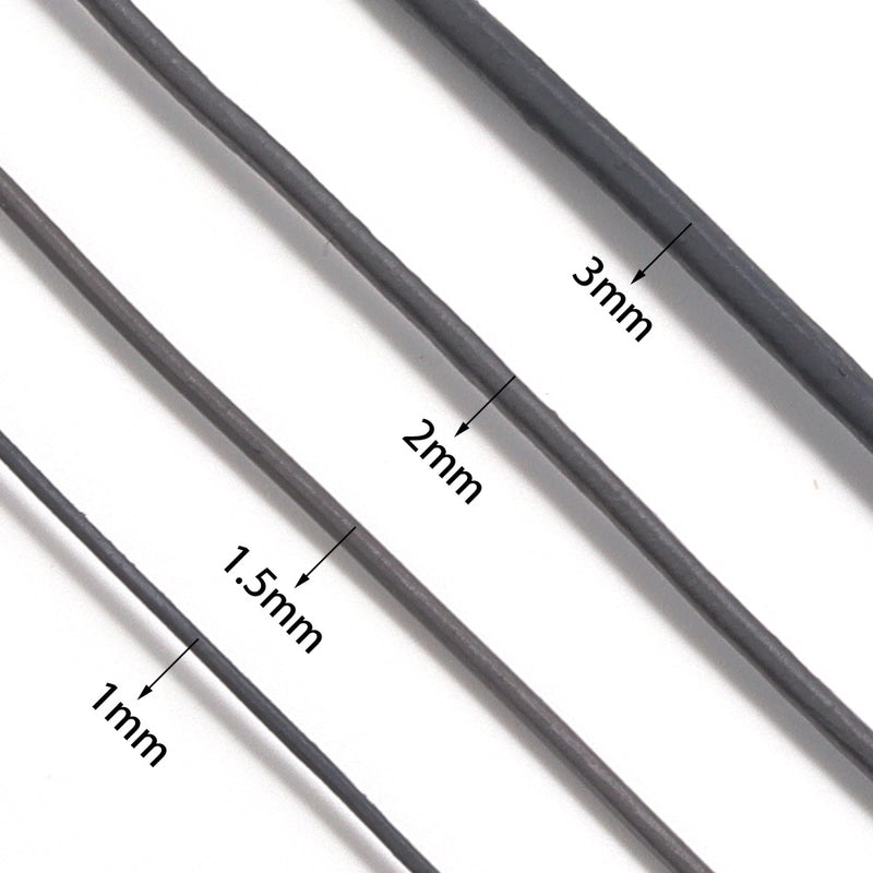 1 Piece Minimalist Solid Color Leather Rope Jewelry Accessories