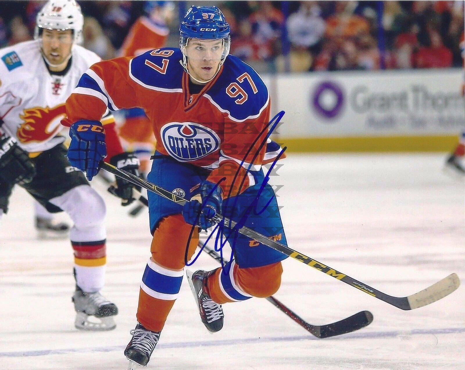 CONNOR MCDAVID OILERS Signed Autographed 8x10 Photo Poster painting Reprint