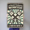 [Grande Taille]Moto - Panneaux en &eacute;tain m&eacute;tallique(30*40cm)