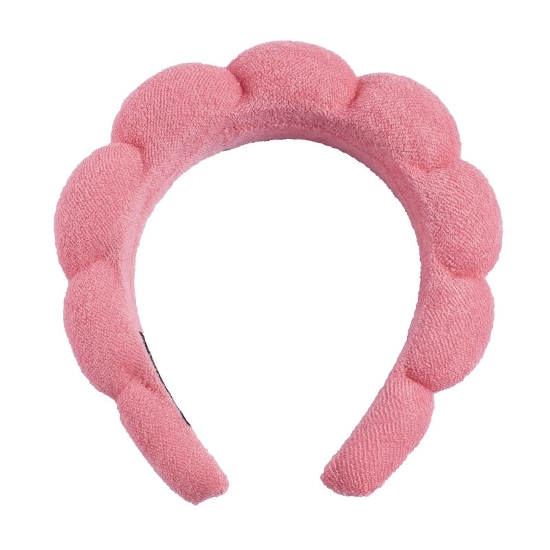 Minimalist Women’s Color Block Towel Velvet Spa Headband