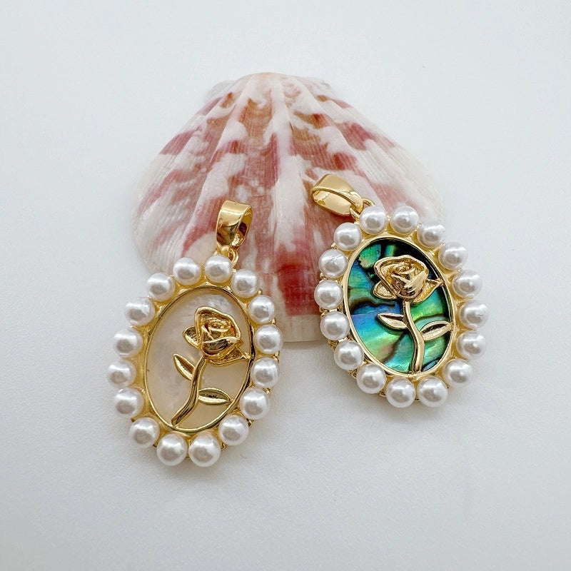 1 Piece Copper Color Block Pendant