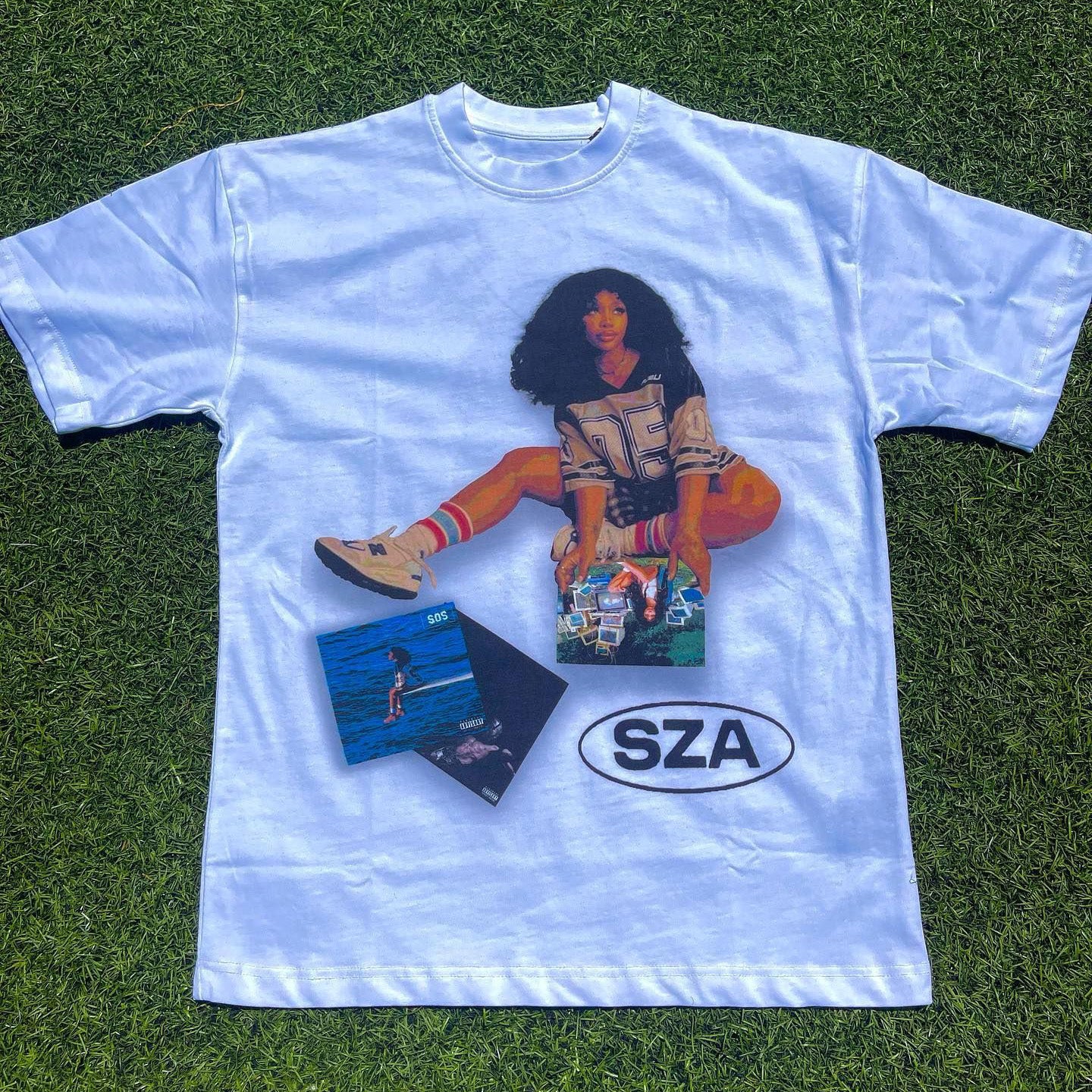Sopula SZA Vintage Graphic Print Cotton T-Shirt - Sopula｜Premium Graphic Tees & Graphic Clothing