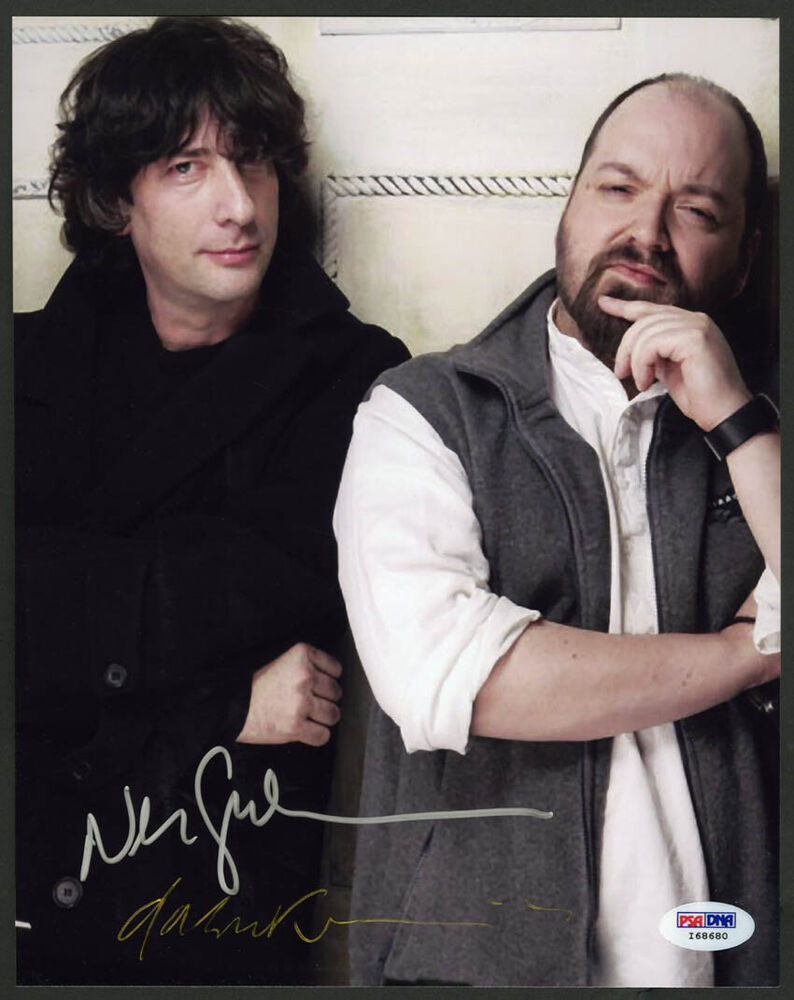 Neil Gaiman & Dave McKean SIGNED 8x10 Photo Poster painting Coraline Sandman PSA/DNA AUTOGRAPHED