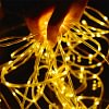 Outdoor Solar Tube Rope Led Light Garden Christmas Decoration Fairy String Light 32m/22M/12M/7M Outdoor Wedding Party Led Lamp