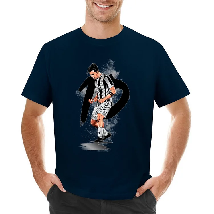 Illustration Paulo Dybala Soccer Culture Watercolor Inspired T-shirt
