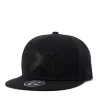 New X Embroidery Flat Brim Baseball Cap by Inlyline
