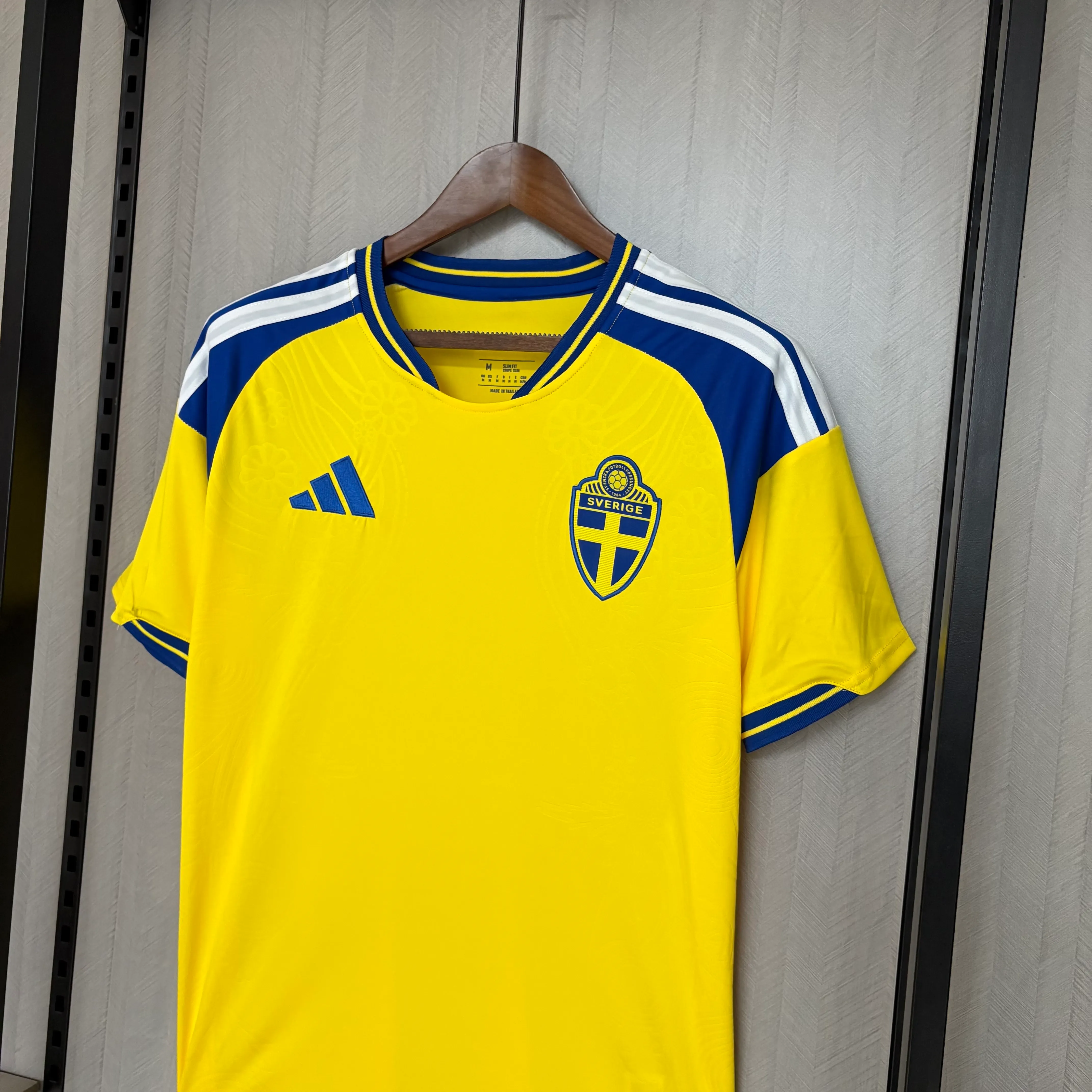 2026 Sweden Home Football Shirt Thai Quality