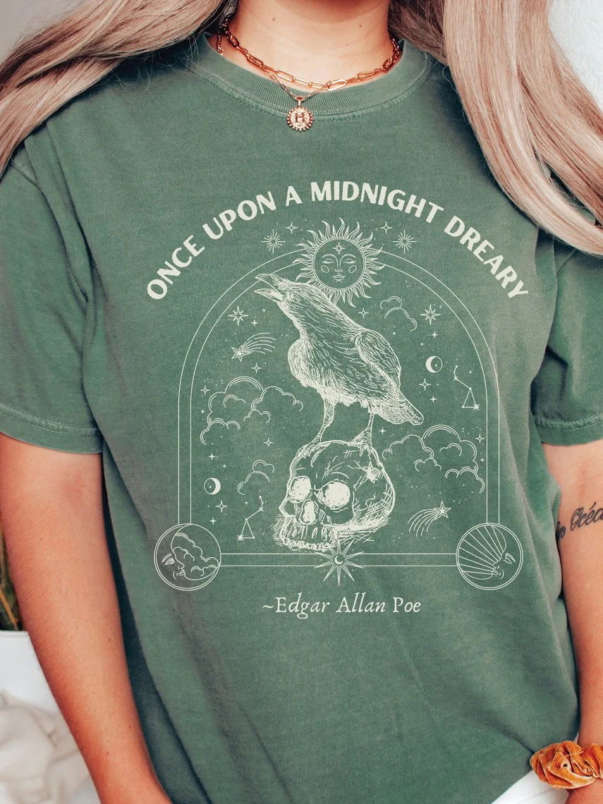Girl Edgar Allan Poe T-shirt