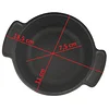 Mini Dutch Oven, Diameter 11 cm, Preseasoned, Cast Iron Serving Pans