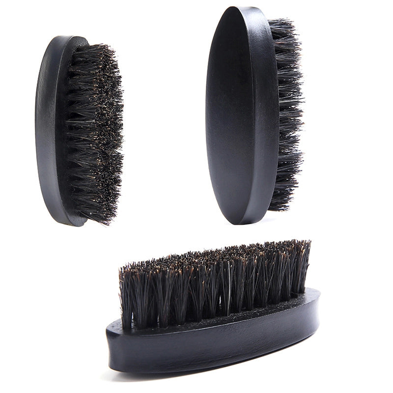 Manufacturer In Stock Special Offer Men’s Curved Beard Brush Facial Beard Brush Men’s Care Tools
