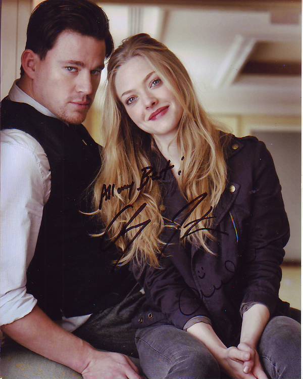 AMANDA SEYFRIED and CHANNING TATUM signed DEAR JOHN SAVANNAH & JOHN 8x10 Photo Poster painting