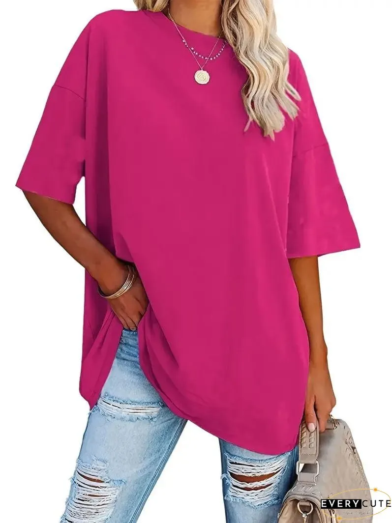 Loose Fit Casual Summer Tunic Top