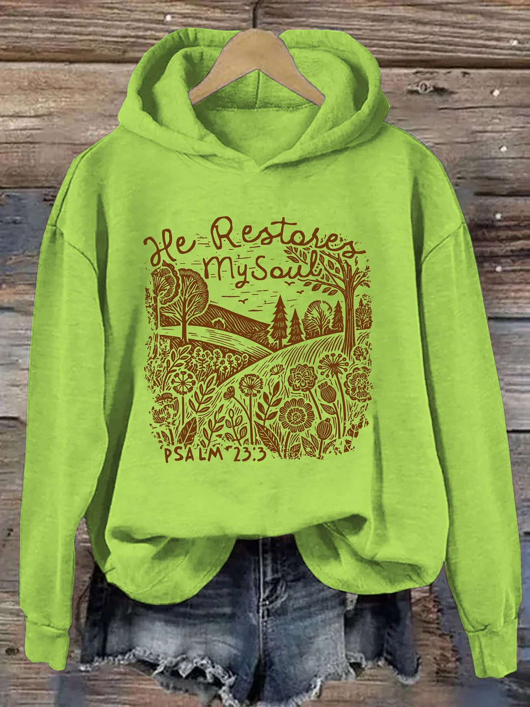 He Restores My Soul Hoodie
