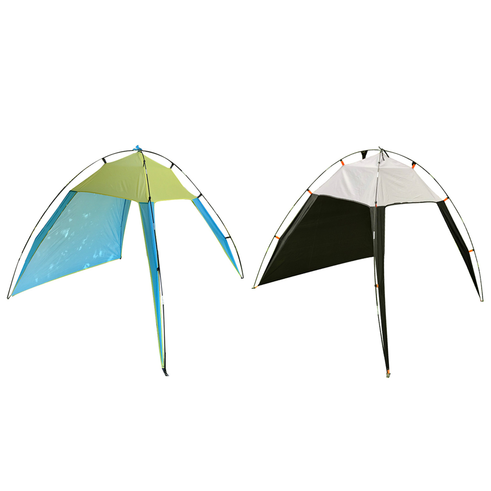 

Sunshade Beach Tent Outdoor Fishing Patchwork Tents Sun Shelter Awning, Black gray, 501 Original
