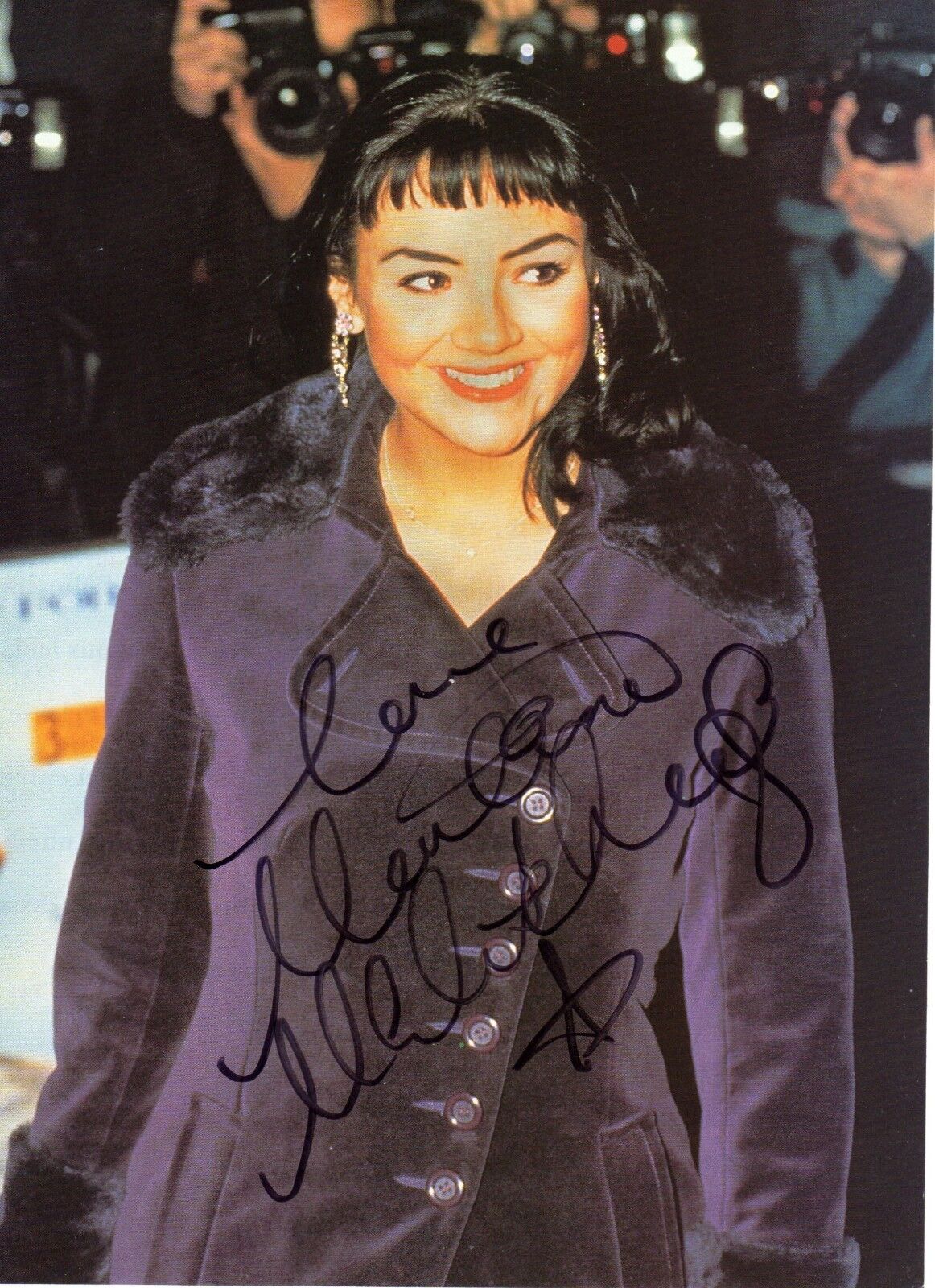 MARTINE McCUTCHEON AUTOGRAPH, LOVE ACTUALLY, POP MUSIC