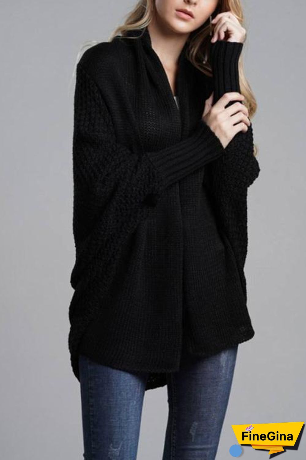 Commuter Bat Sleeve Cardigan